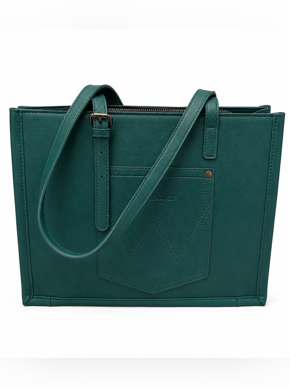 NWT Wrangler Teal Southwestern Tote - Picture 3 of 3